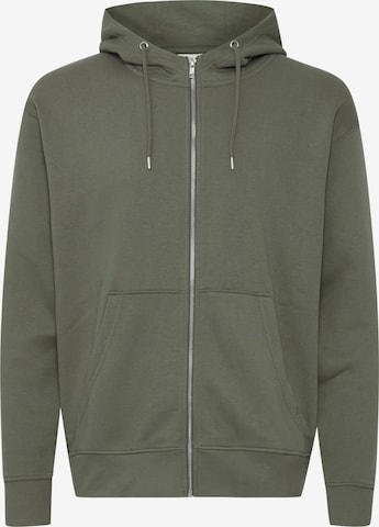 !Solid - Sudadera con cremallera ' SDLenz ' en verde: frente