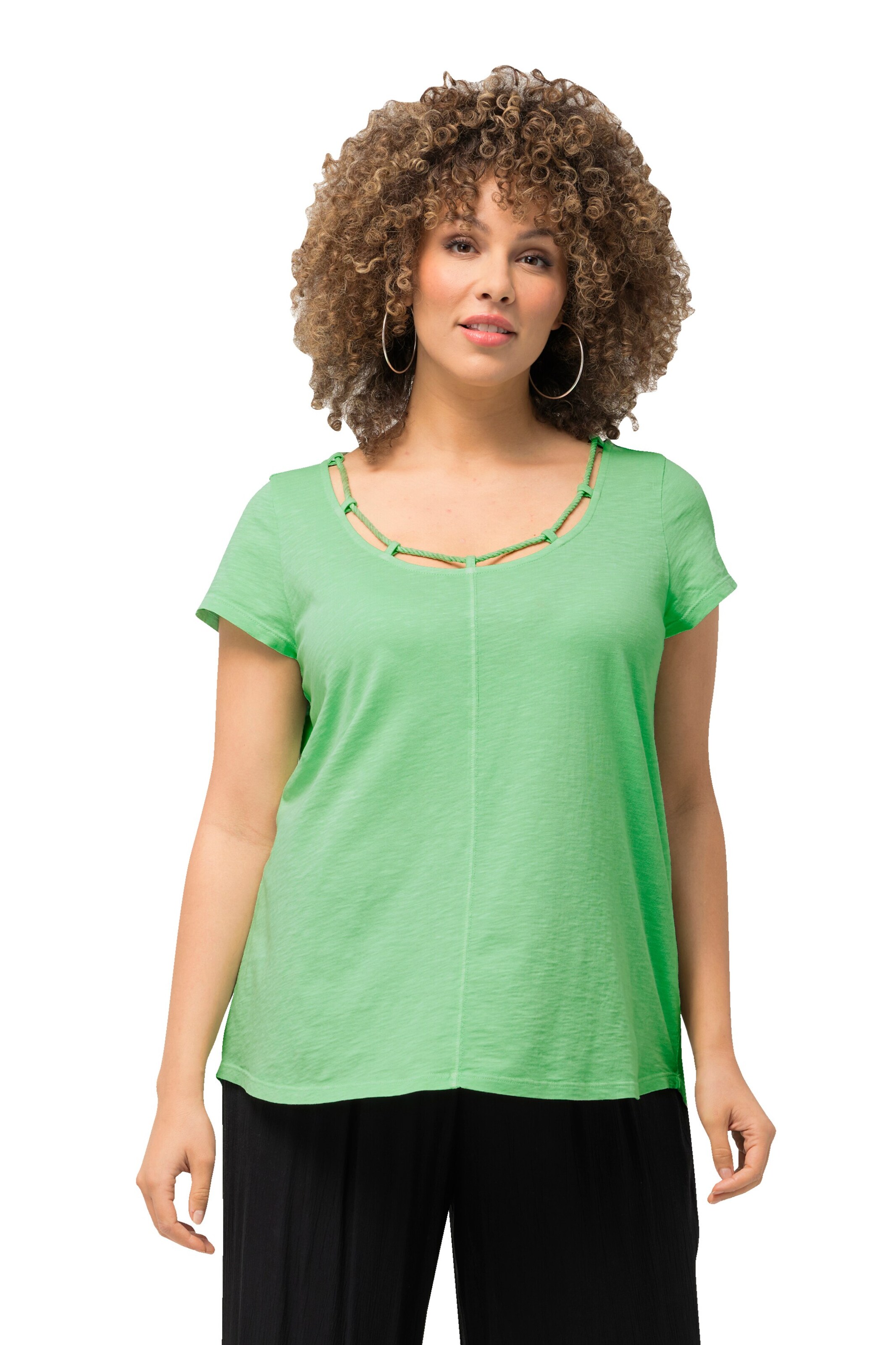 Ulla Popken Shirt in Green: front