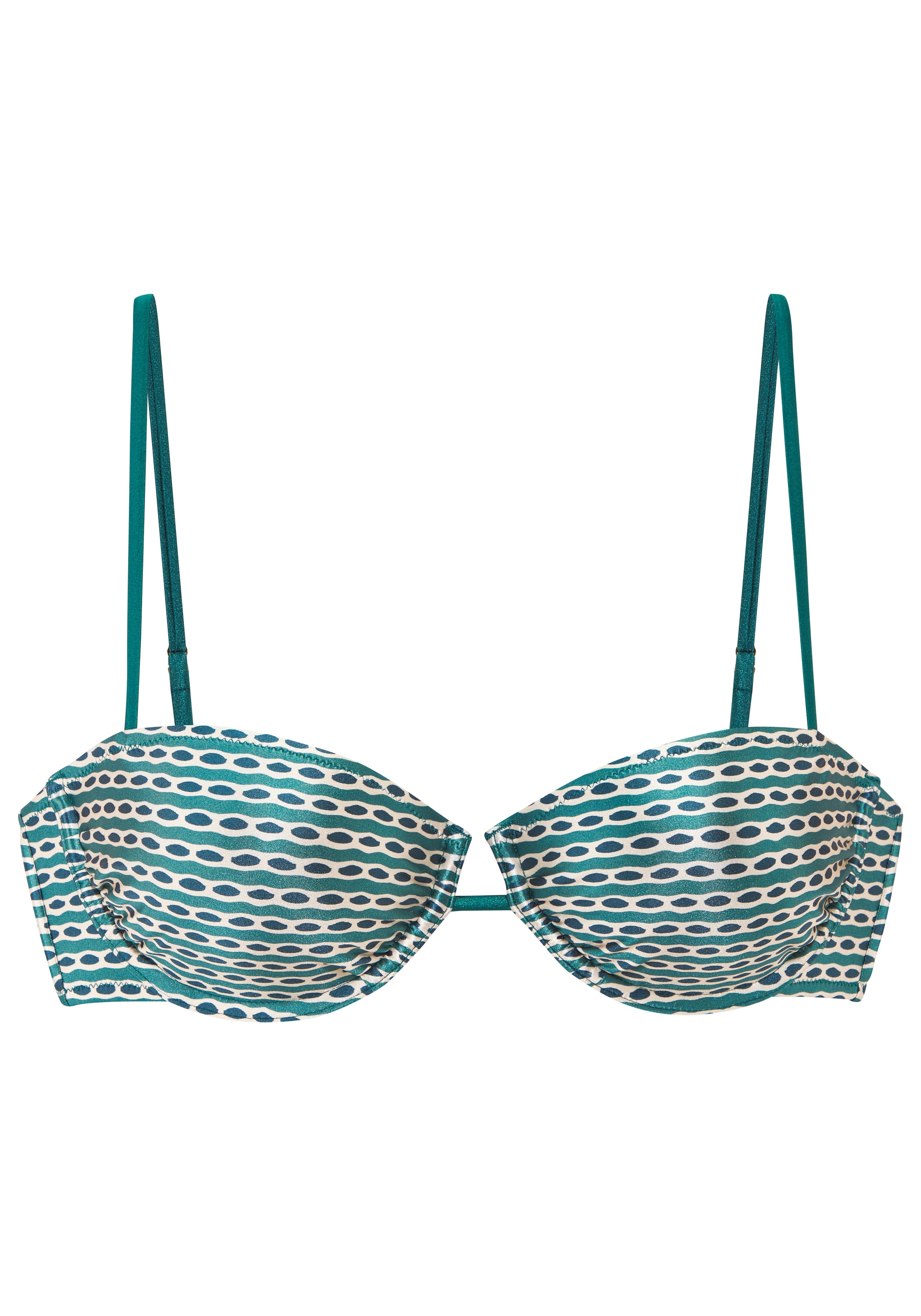 Copenhagen Studios Сутиен балконет Горнище на бански в синьо: отпред