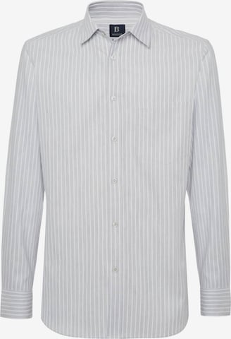 Boggi Milano - Camisa em cinzento: frente