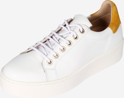 JUTELAUNE Sneaker in goldgelb / weiß, Produktansicht