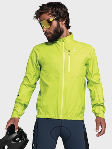 Schöffel Outdoorjas 'Surava' in Geel: voorkant