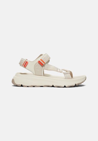 TIMBERLAND - Sandalias con hebilla en blanco: frente