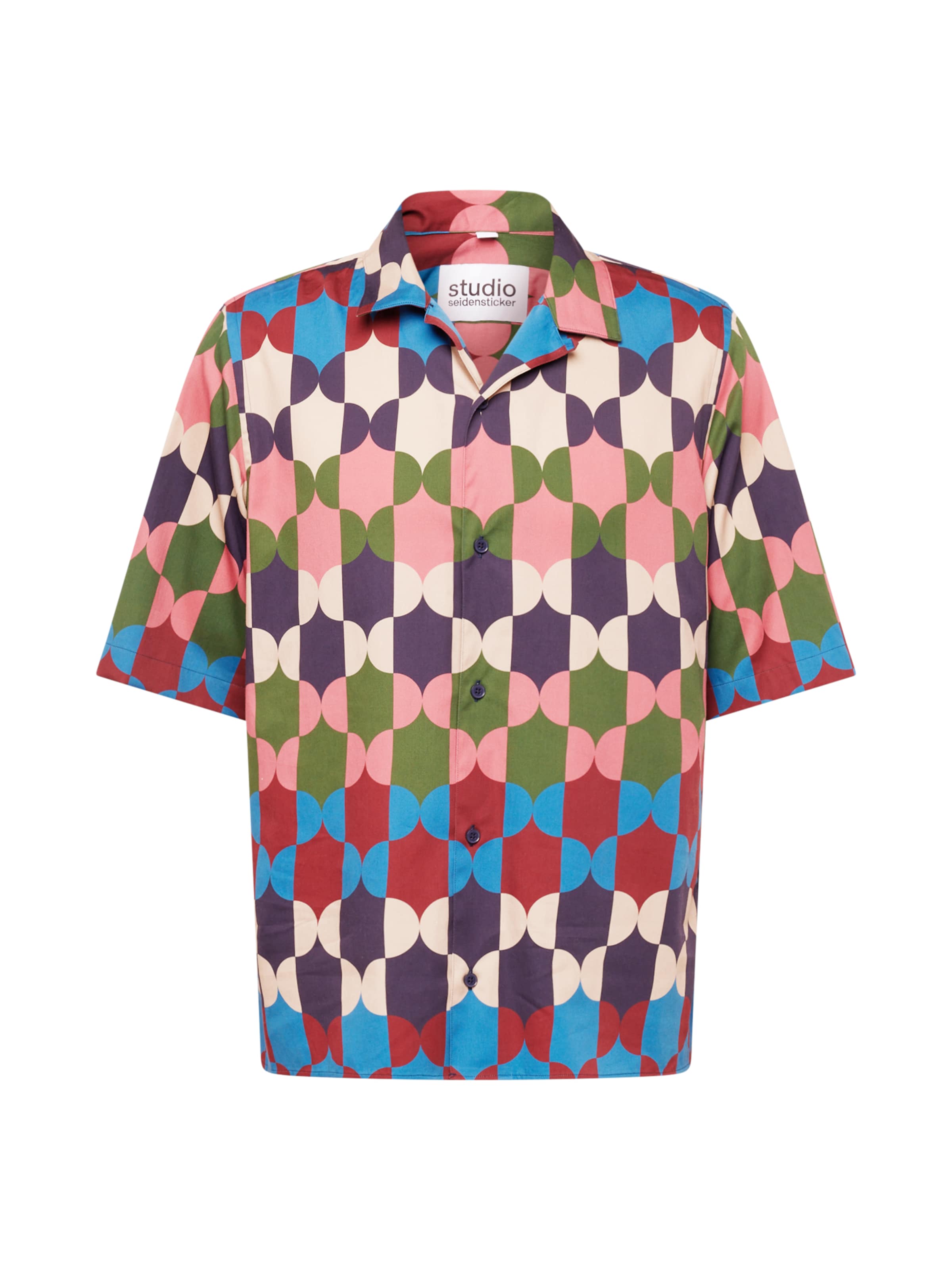 Studio Seidensticker Regular fit Overhemd in Blauw: voorkant