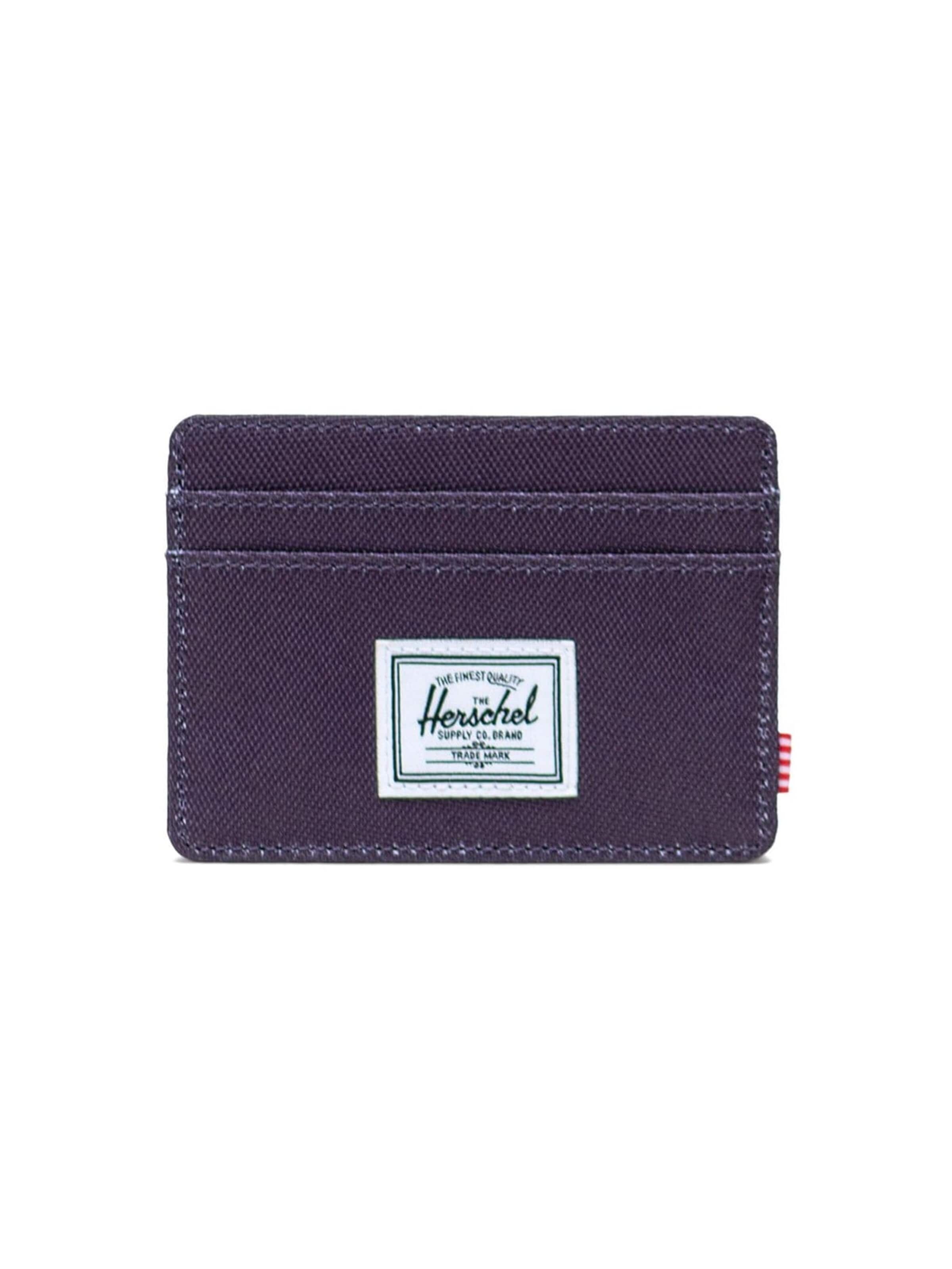 Herschel Wallet 'Charlie Cardholder Plum Perfect' in Purple: front