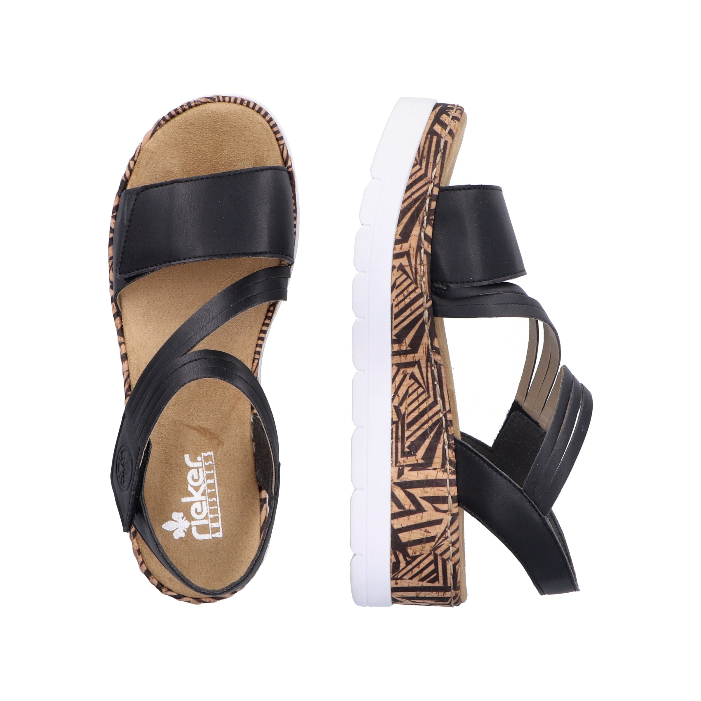 Sandales Rieker en noir