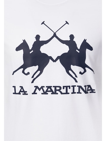 La Martina T-Shirt in Weiß