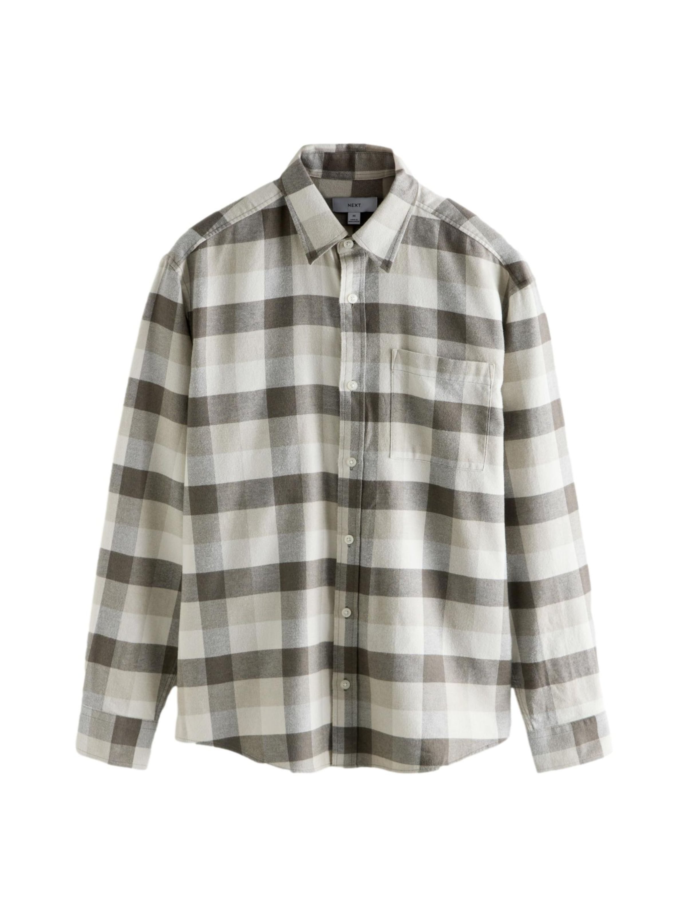 Next Regular Fit Paita värissä ruskea: etupuoli