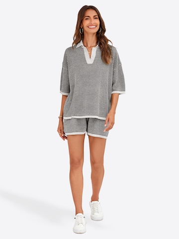 juoda Imily Bela Moteriškas kostiumėlis su kelnėmis