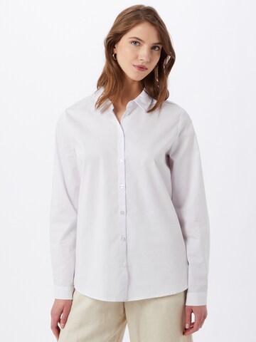 Camicia da donna 'Scarlet' di Kaffe in bianco: frontale