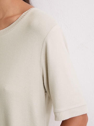Marc O'Polo Pajama shirt ' Soft Knit ' in Beige