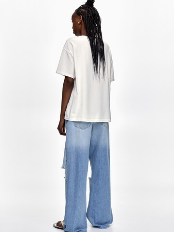 Pull&Bear T-Shirt in Weiß