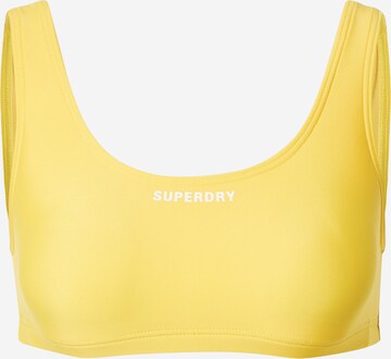 Superdry Bustier Bikini felső 'CODE' - sárga: elől