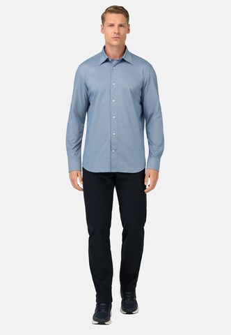 Coupe regular Chemise Boggi Milano en bleu