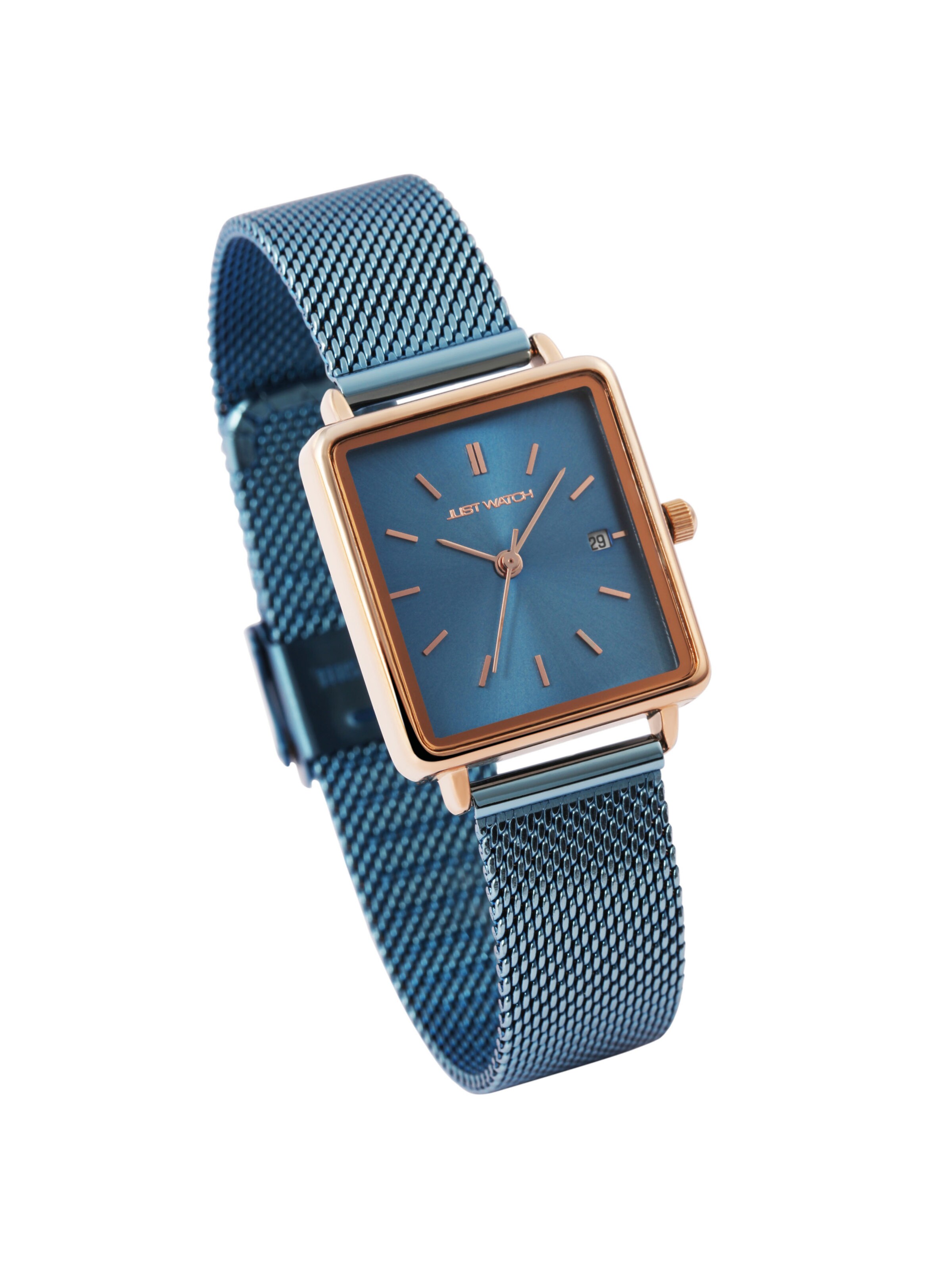 Just Watch Analoguhr 'Sienna'‌‌‌‌‌‌ in Blau: Vorderseite