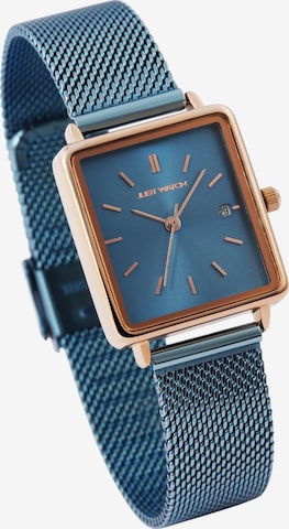 Just Watch Analog Watch 'Sienna, Datumsanzeige' in Blue: front