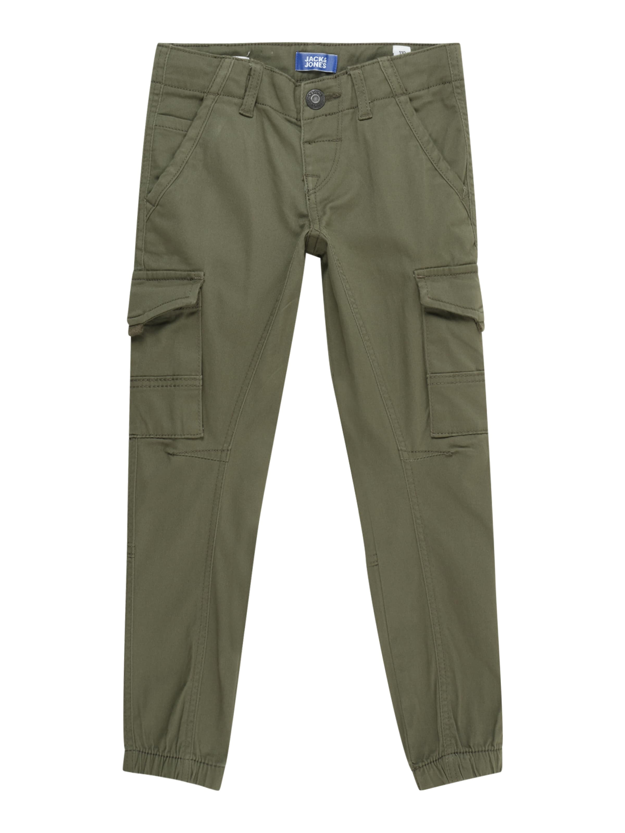 JACK & JONES MINI Hlače 'PAUL FLAKE' | zelena barva: sprednja stran