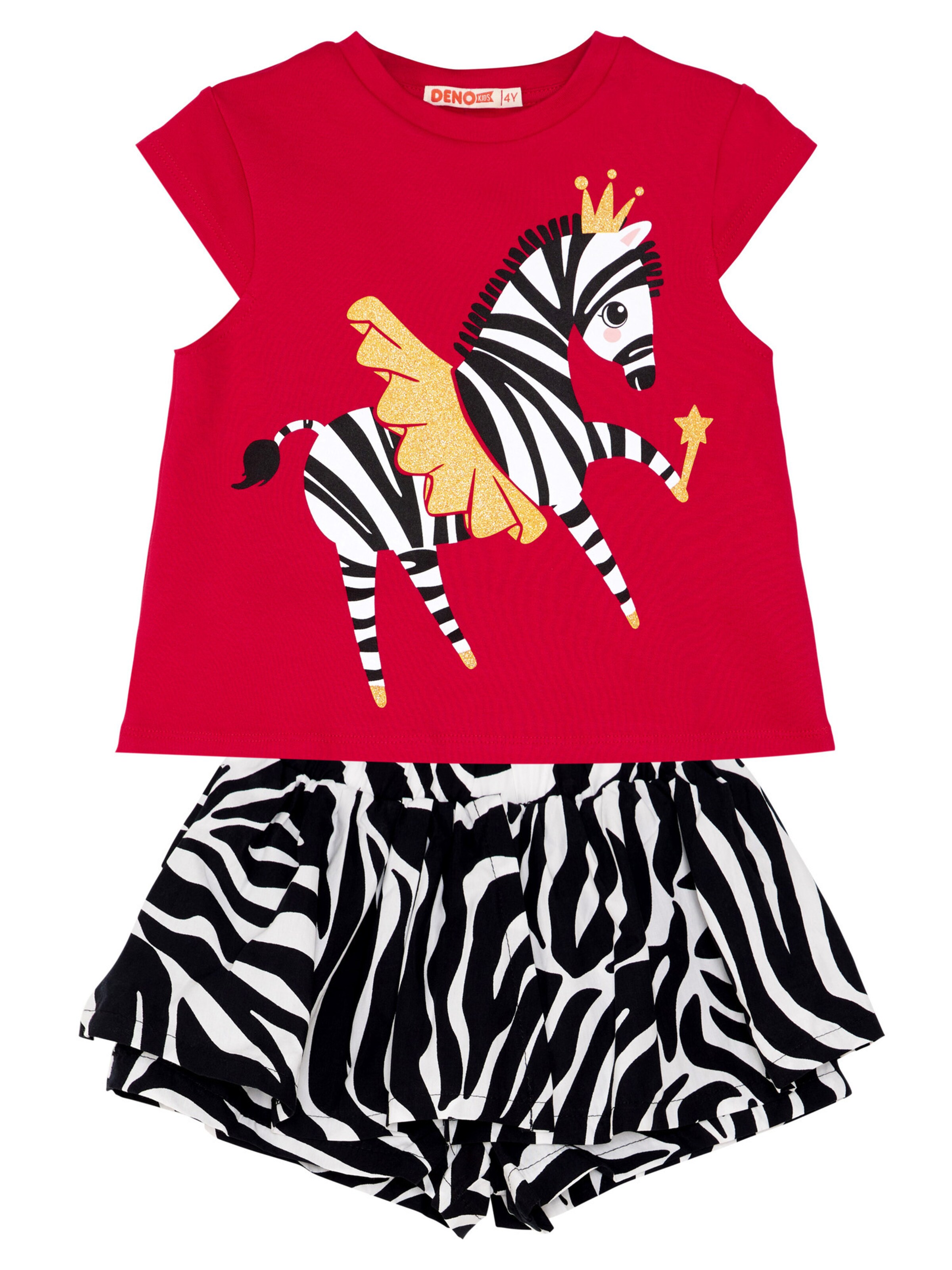 Denokids Shirt 'CFF-22Y1-011' in Red: front