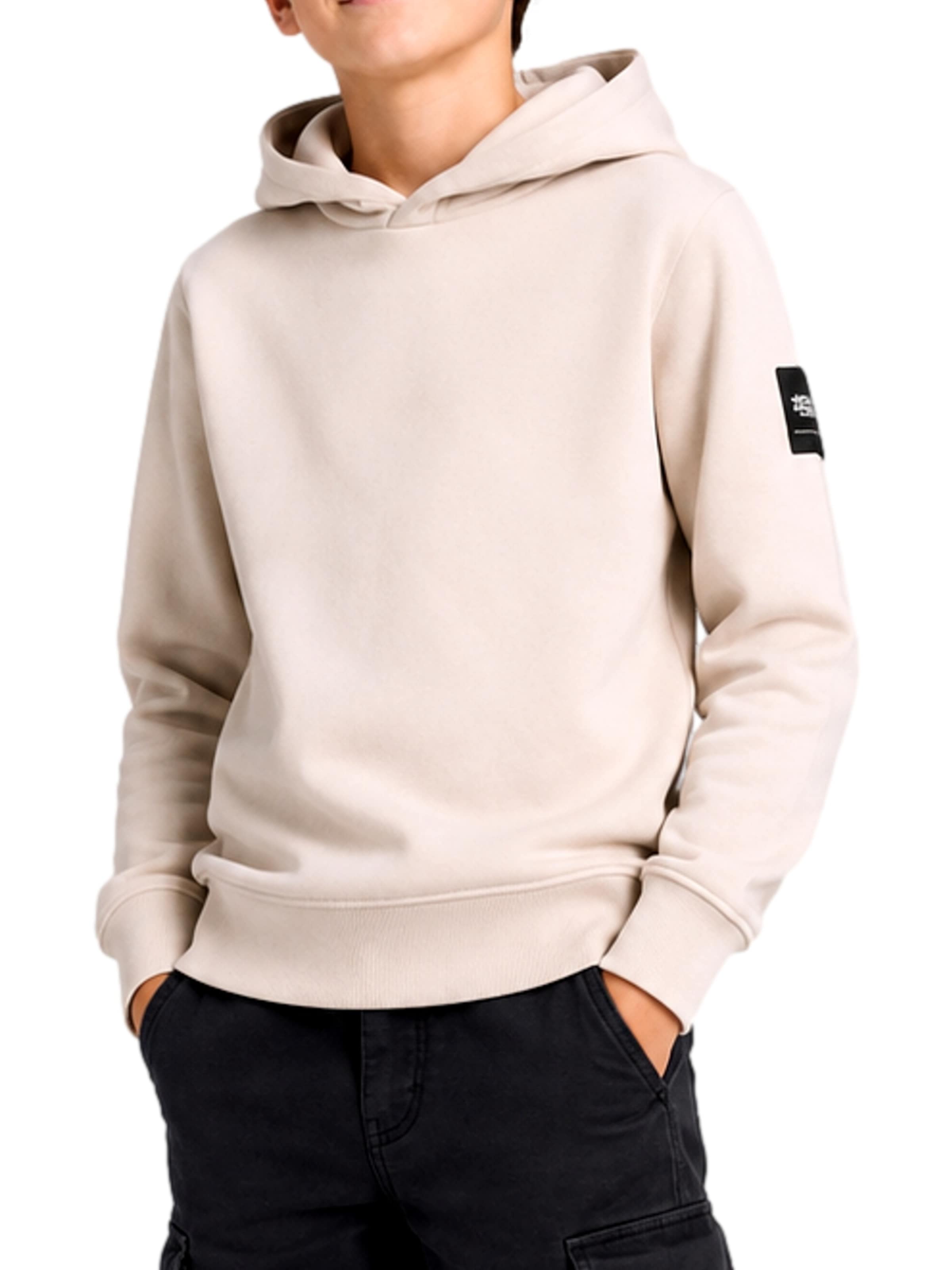 Jack & Jones Junior Sweatshirt 'JJCleveland' i beige