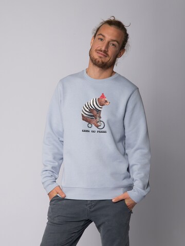 Sweat-shirt ' Tour de Franz ' Watapparel en bleu : devant