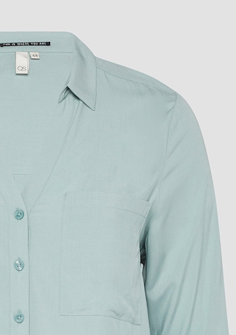 QS Blouse in Groen