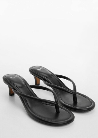 MANGO Mules in Black