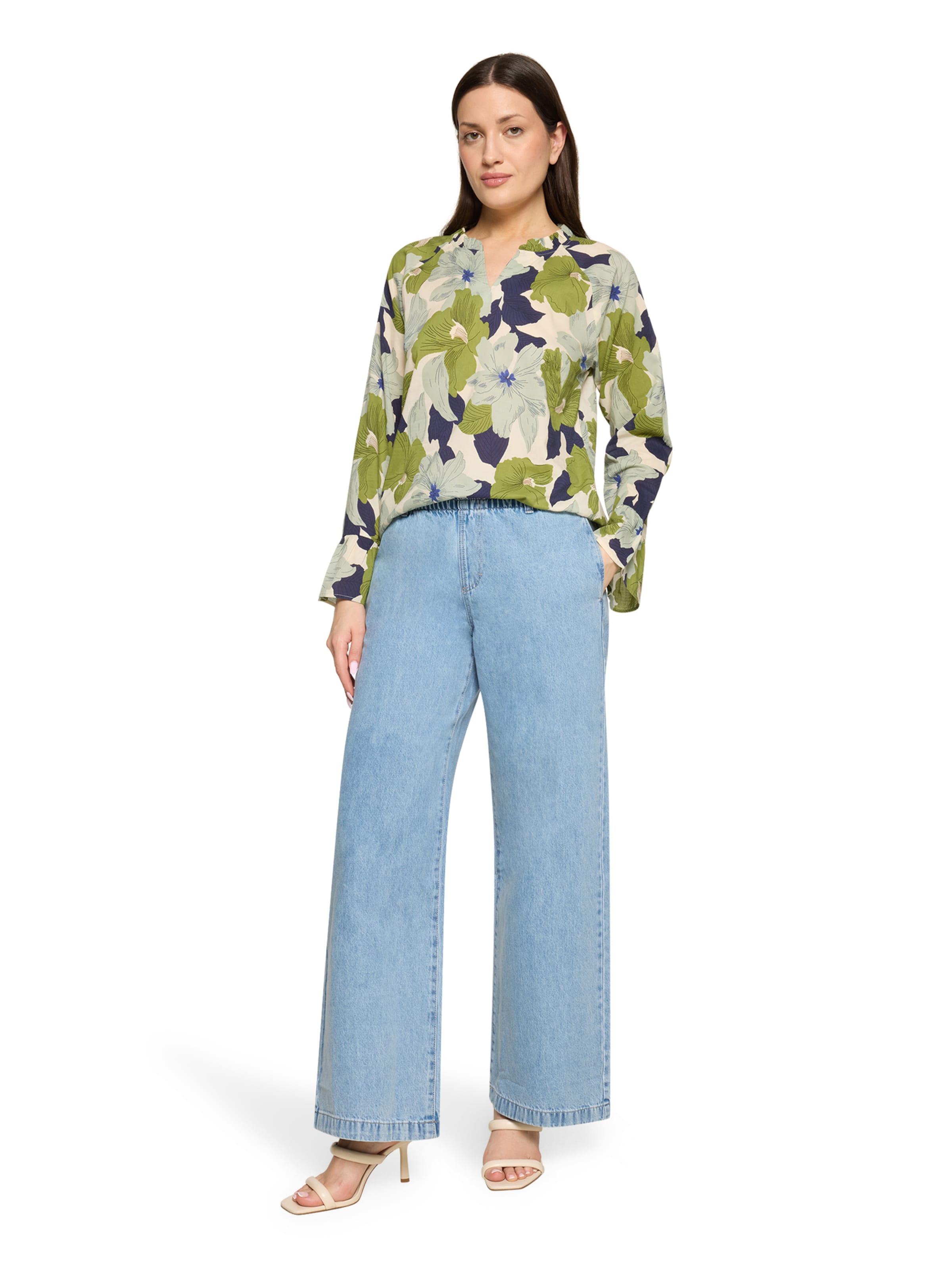 Cartoon Blouse in White