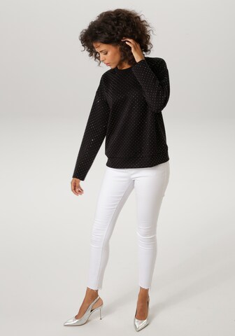 Aniston CASUAL Sweatshirt in Black