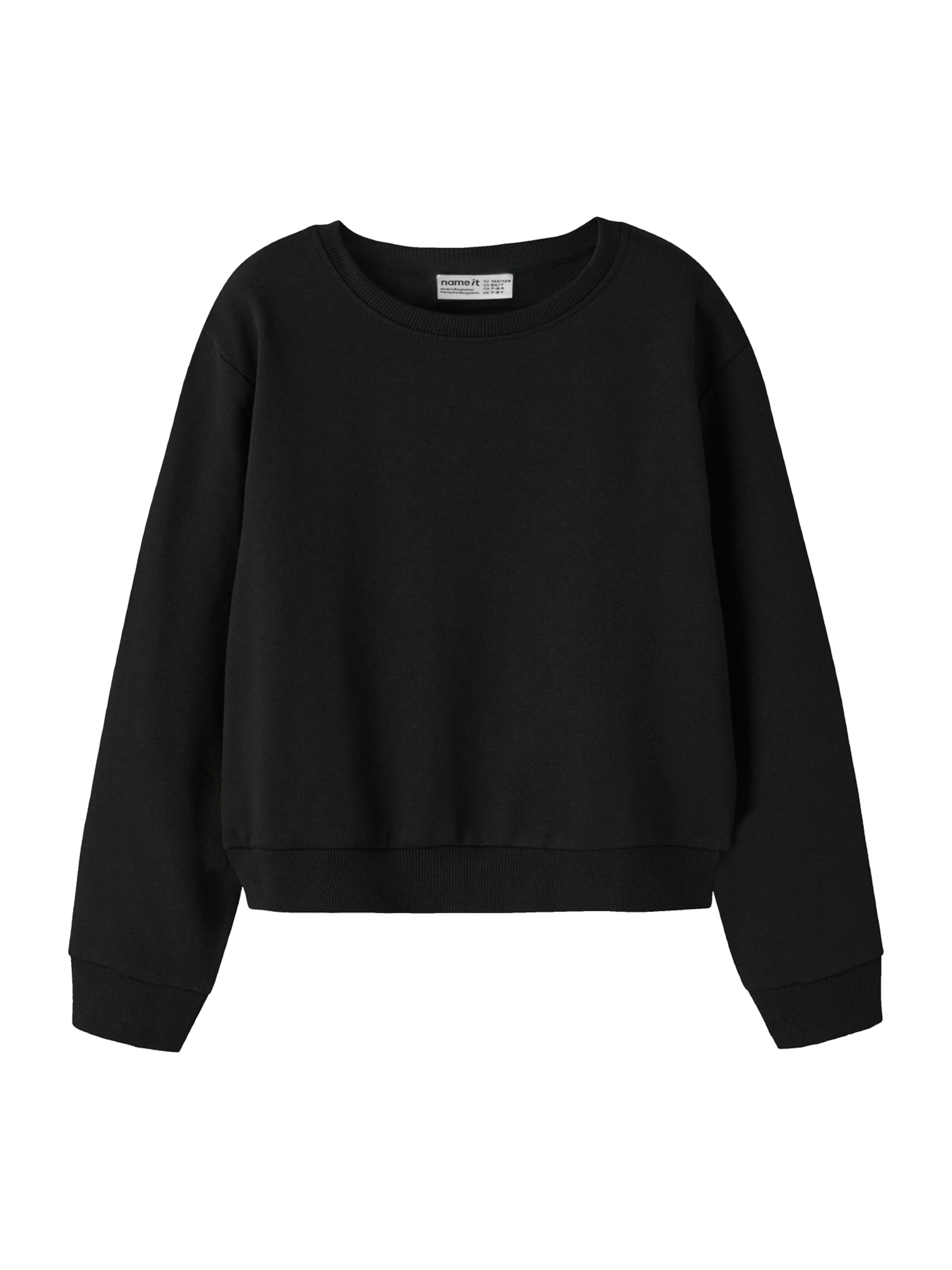 Sweat-shirt 'NKFMILLE' NAME IT en noir : devant