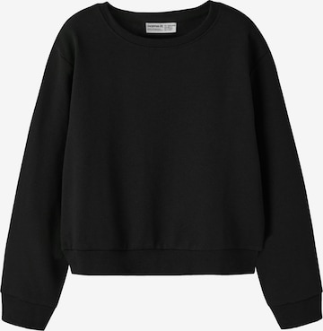 Sweat-shirt 'NKFMILLE' NAME IT en noir : devant