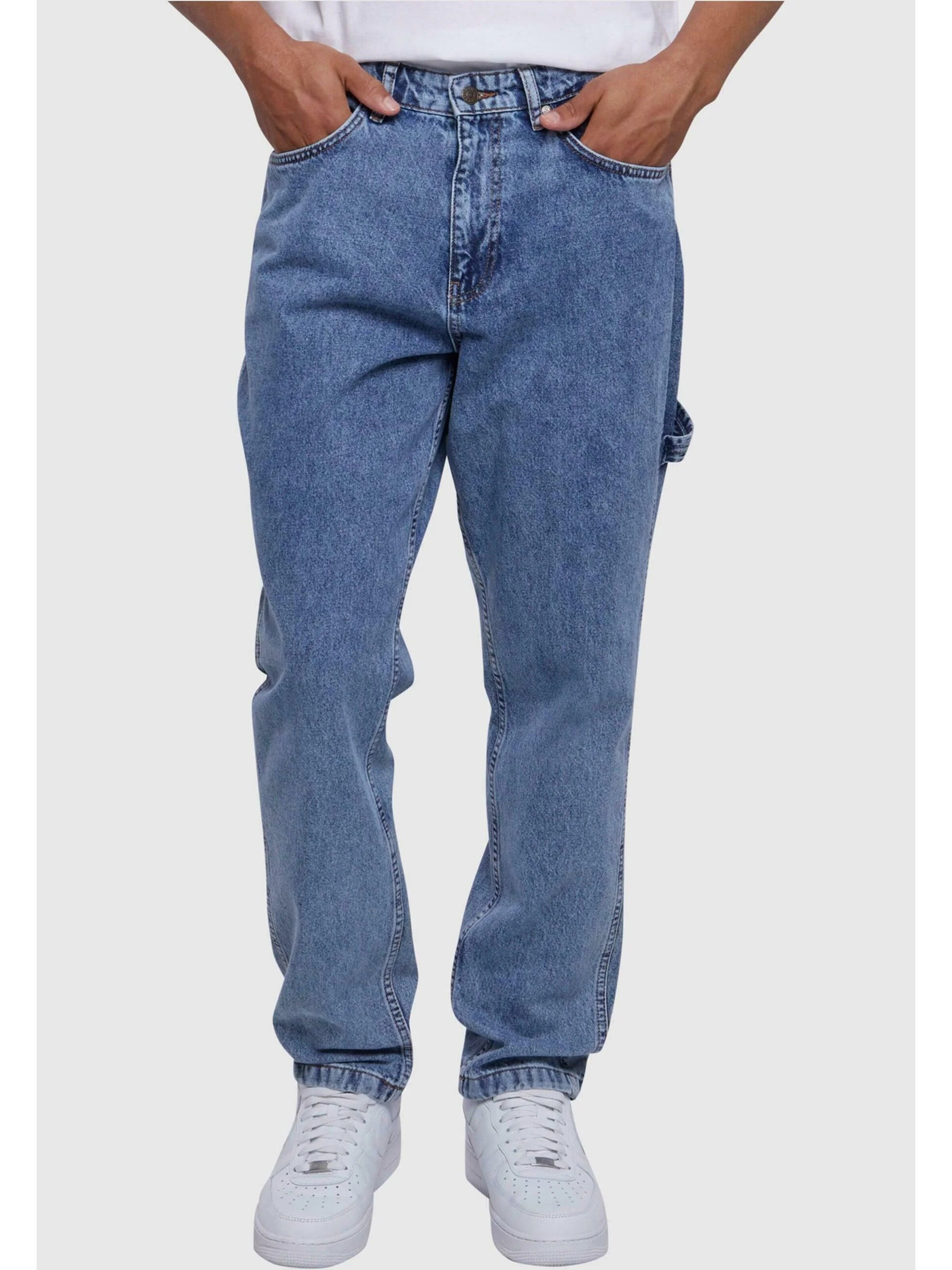 Karl Kani Tapered Jeans 'Workwear'‌‌‌‌‌‌‌‌‌‌ in Blau: Vorderseite