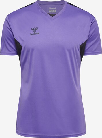 T-Shirt fonctionnel Hummel en violet : devant