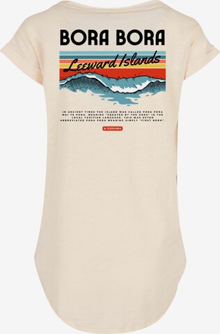F4NT4STIC Shirt 'Bora Bora Leewards Island' in Beige