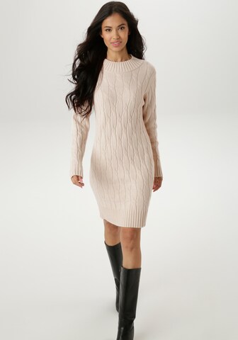 Aniston SELECTED Kleid in Beige