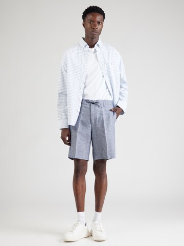 SELECTED HOMME Regular Pressveckad byxa 'SLHLEROY' i blå