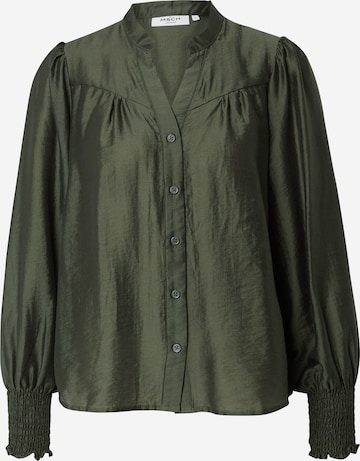 MSCH COPENHAGEN - Blusa 'Kaliko' en verde: frente