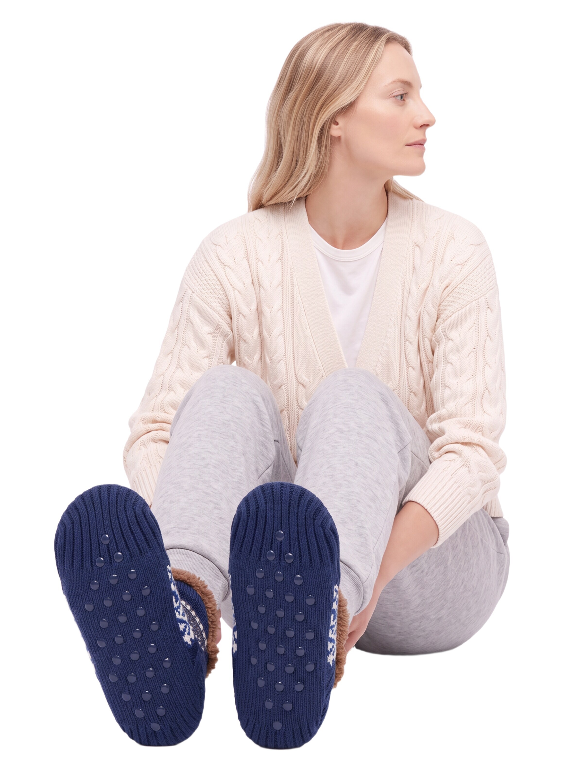BONVERANO Ankle Socks in Blue
