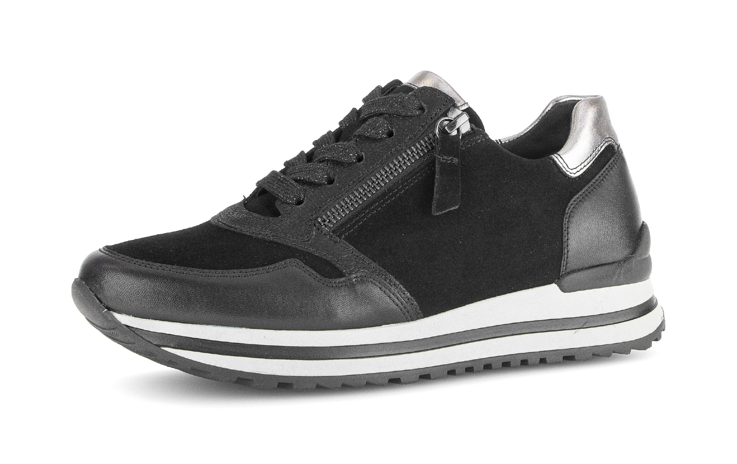 Sneaker bassa GABOR di colore nero / argento, Visualizzazione prodotti