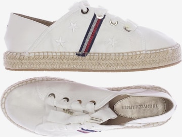 TOMMY HILFIGER Flats & Loafers in 39 in White: front