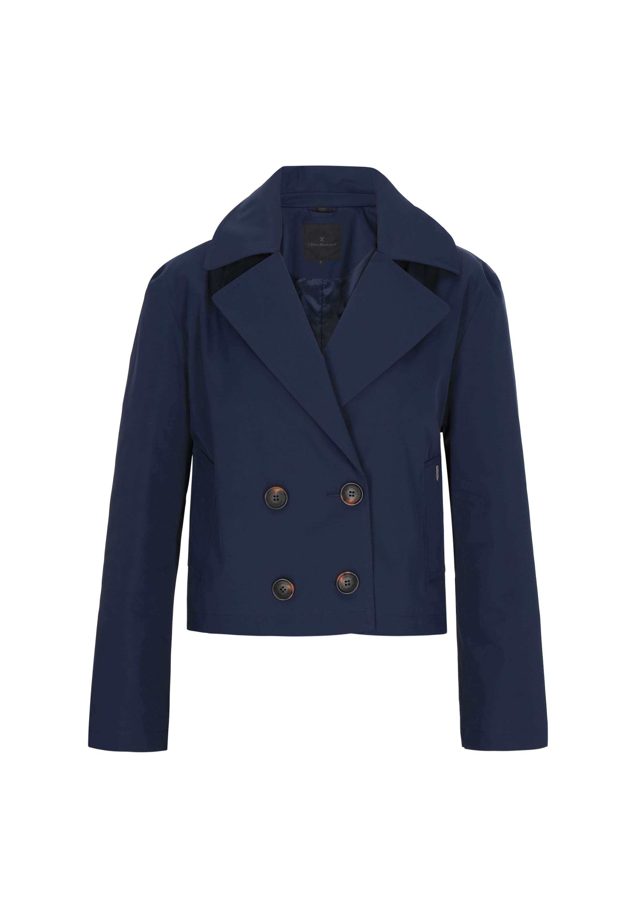 DreiMaster Klassik - Abrigo de entretiempo 'Classic' en azul: frente