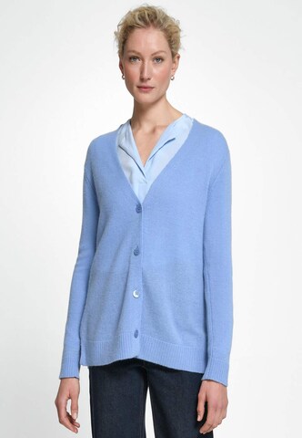 include Knit Cardigan in Blue: front