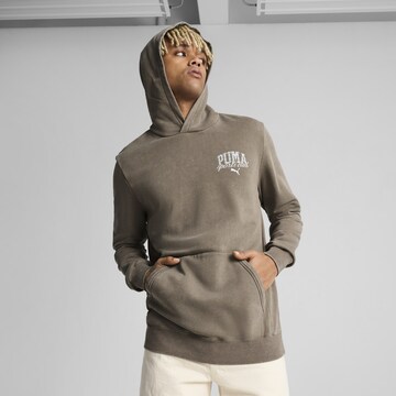 Sweat-shirt 'Class' PUMA en marron : devant