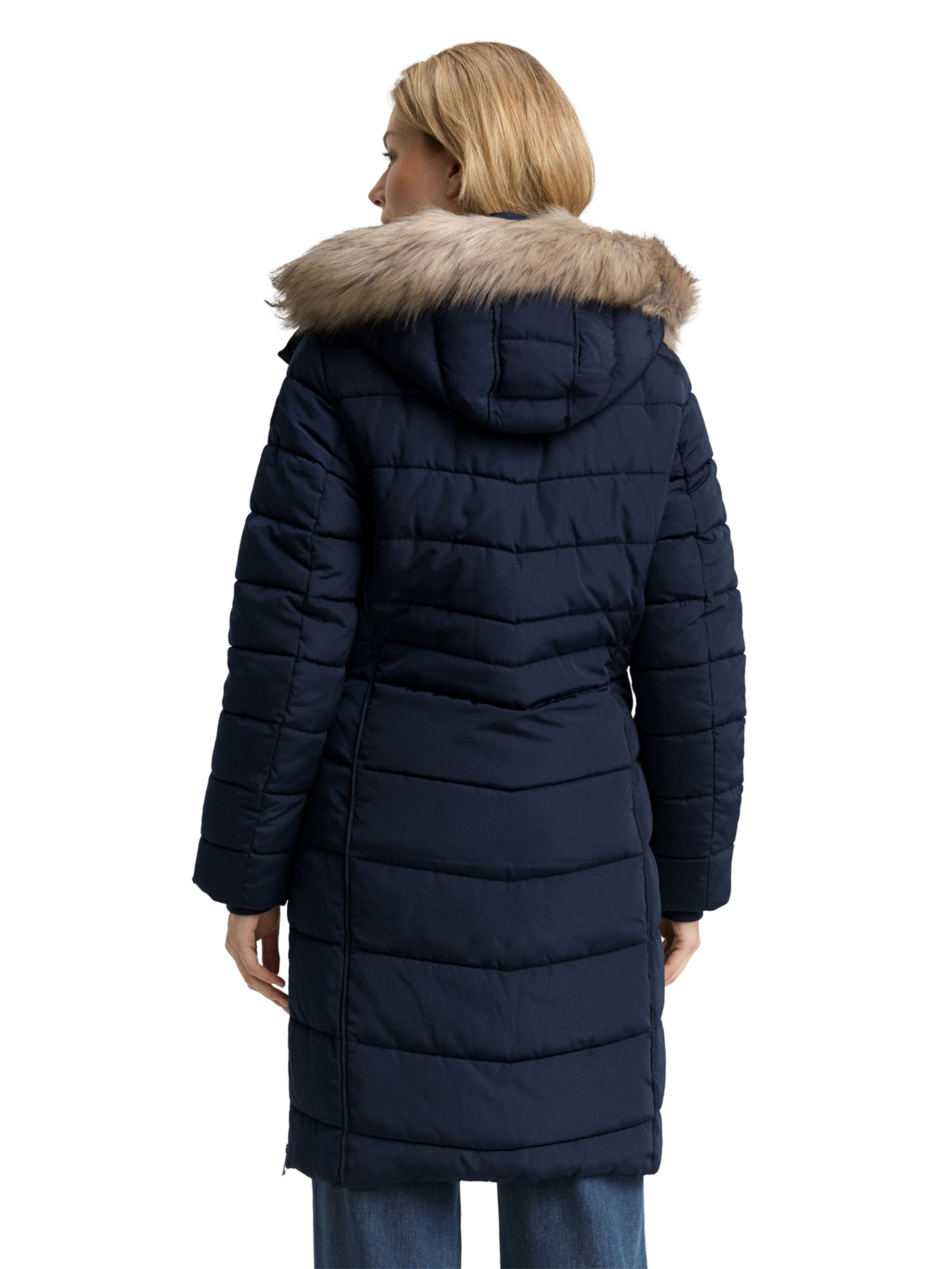 TOM TAILOR - Sobretudo de inverno em azul