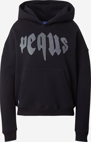 Pequs - Sweatshirt em preto: frente