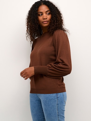 Kaffe - Pullover 'Fenia' em castanho: frente