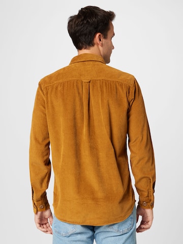 JACK & JONES Comfort fit Overhemd 'Darren' in Bruin