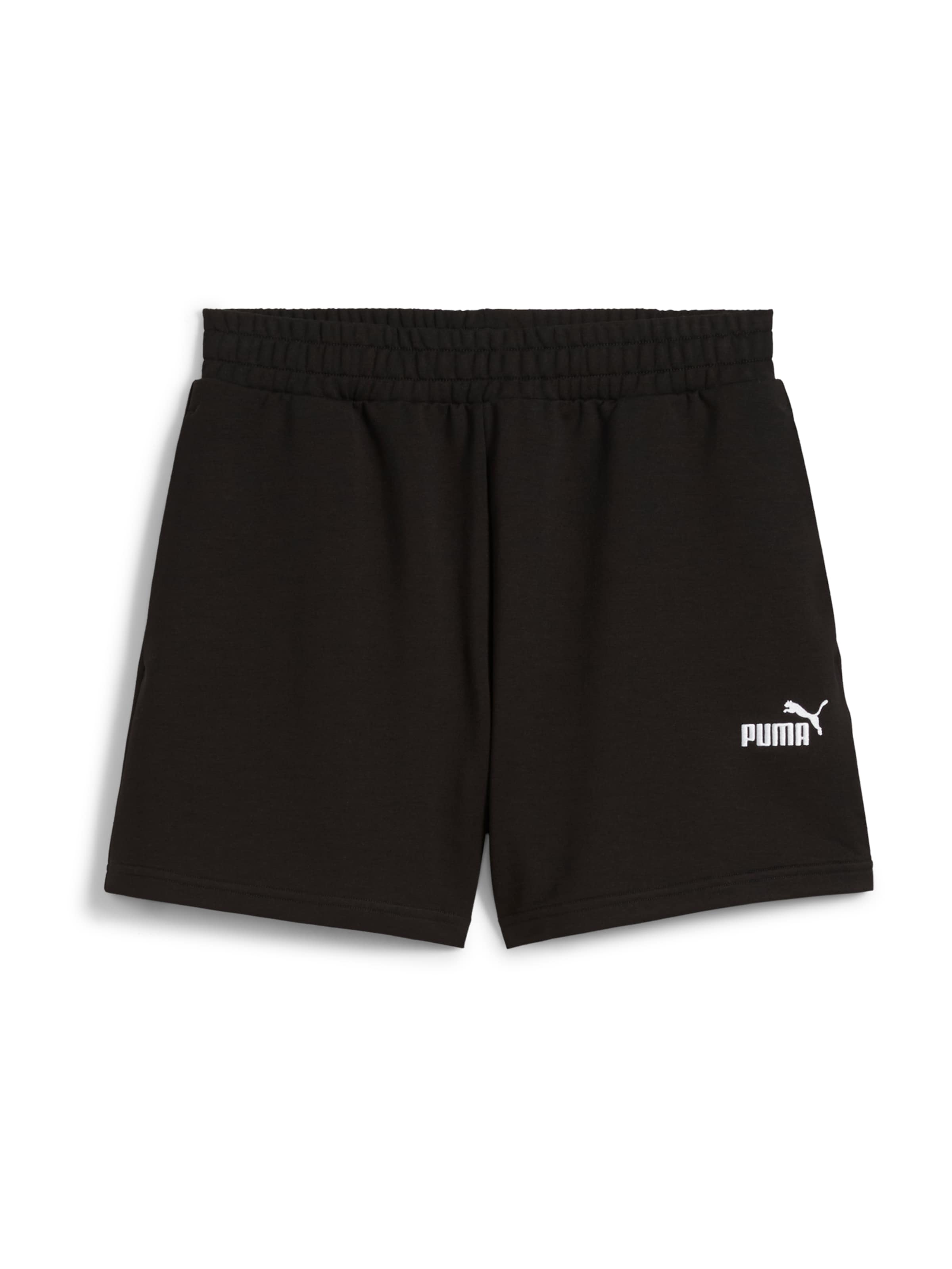 PUMA Štandardný strih Športové nohavice 'Ess No. 1' - Čierna: predná strana