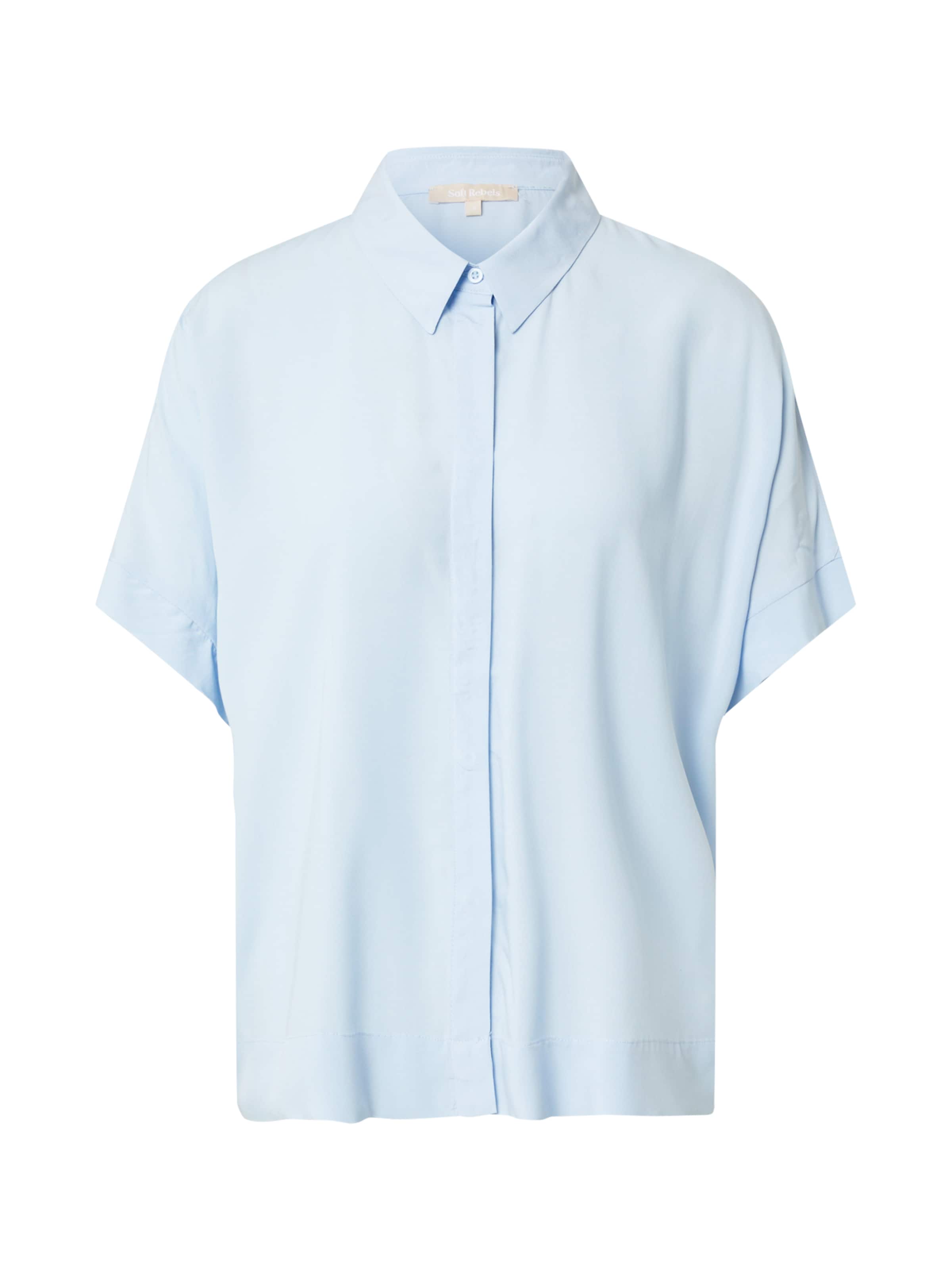 Soft Rebels Bluse 'Freedom' i blå: forside