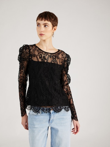 Claire - Blusa 'Anjali' em preto: frente