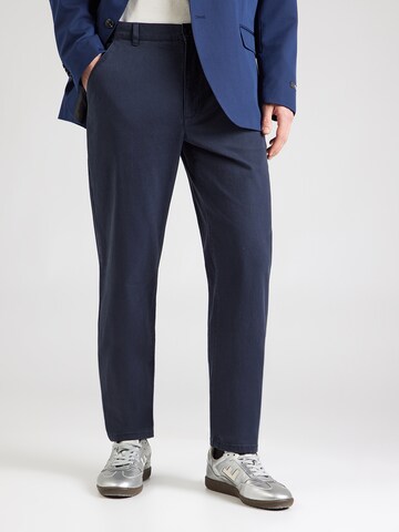 FARAH - Regular Calças chino 'NORWOOD' em azul: frente